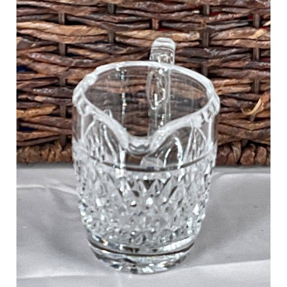 Waterford Retired Crystal‎ Creamer Pitcher 3.75" Scalloped Edge 6oz - Picture 2 of 7